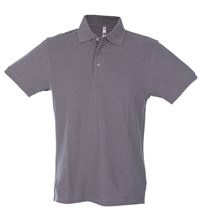 POLO UNISEX CON BOTTONI IN TINTA